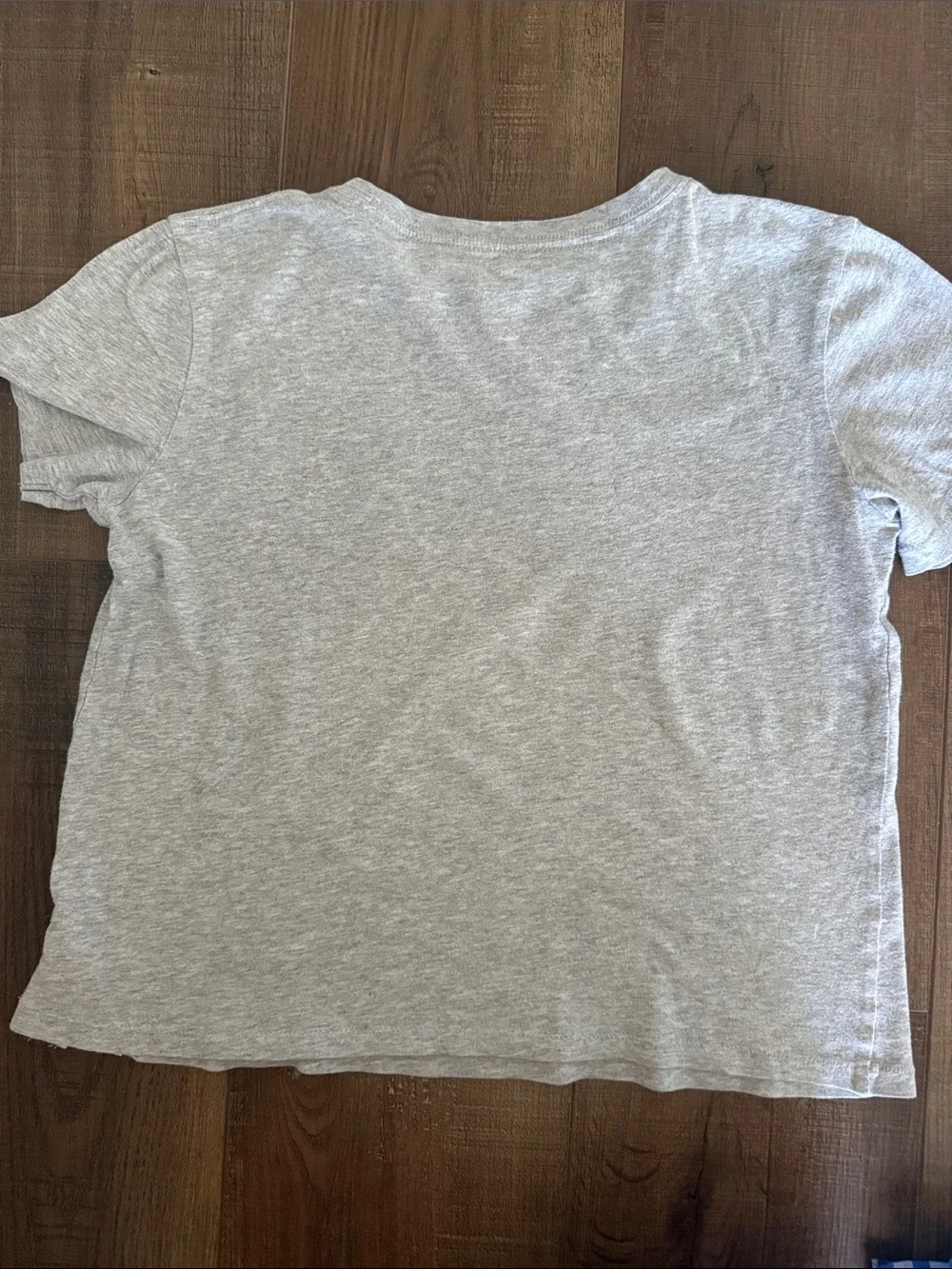 GAP Light Heather Gray Pocket Tee - Kids Short Sleeve